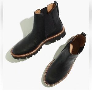 Madewell Citywalk Lugsole Chelsea Boot Leather